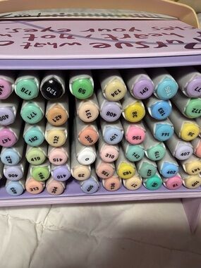 Arrtx 66 count Pastel alcohol marker set new